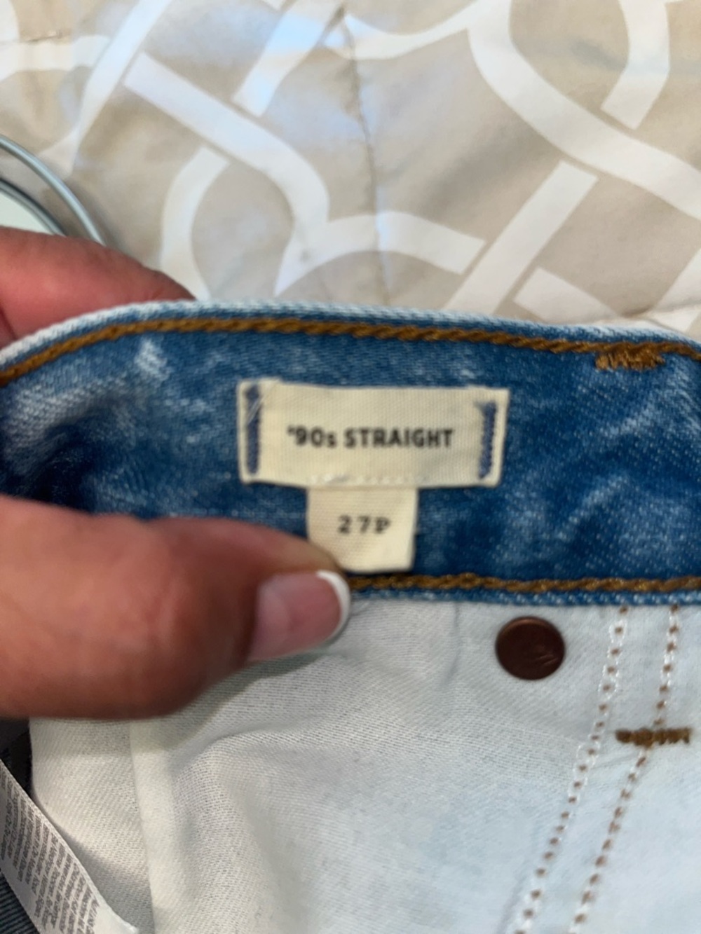Madewell Light Blue 90’s Straight Leg Jeans - Picture 7 of 11